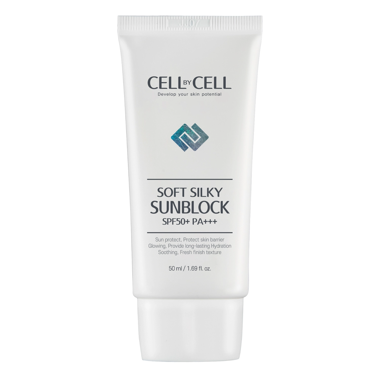 Cell by Cell - Soft Silky Sun Block SPF50+/PA+++ - Jemný opaľovací krém - 50 ml