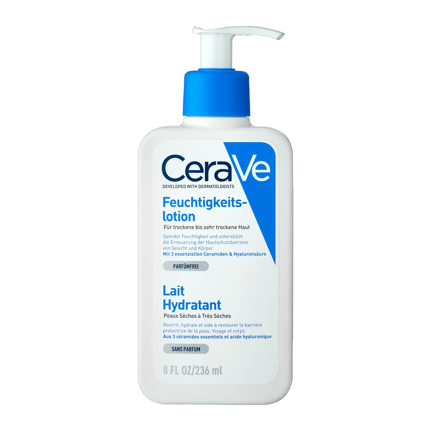 CeraVe - Hydratačná emulzia na tvár a telo s ceramidmi - 236ml