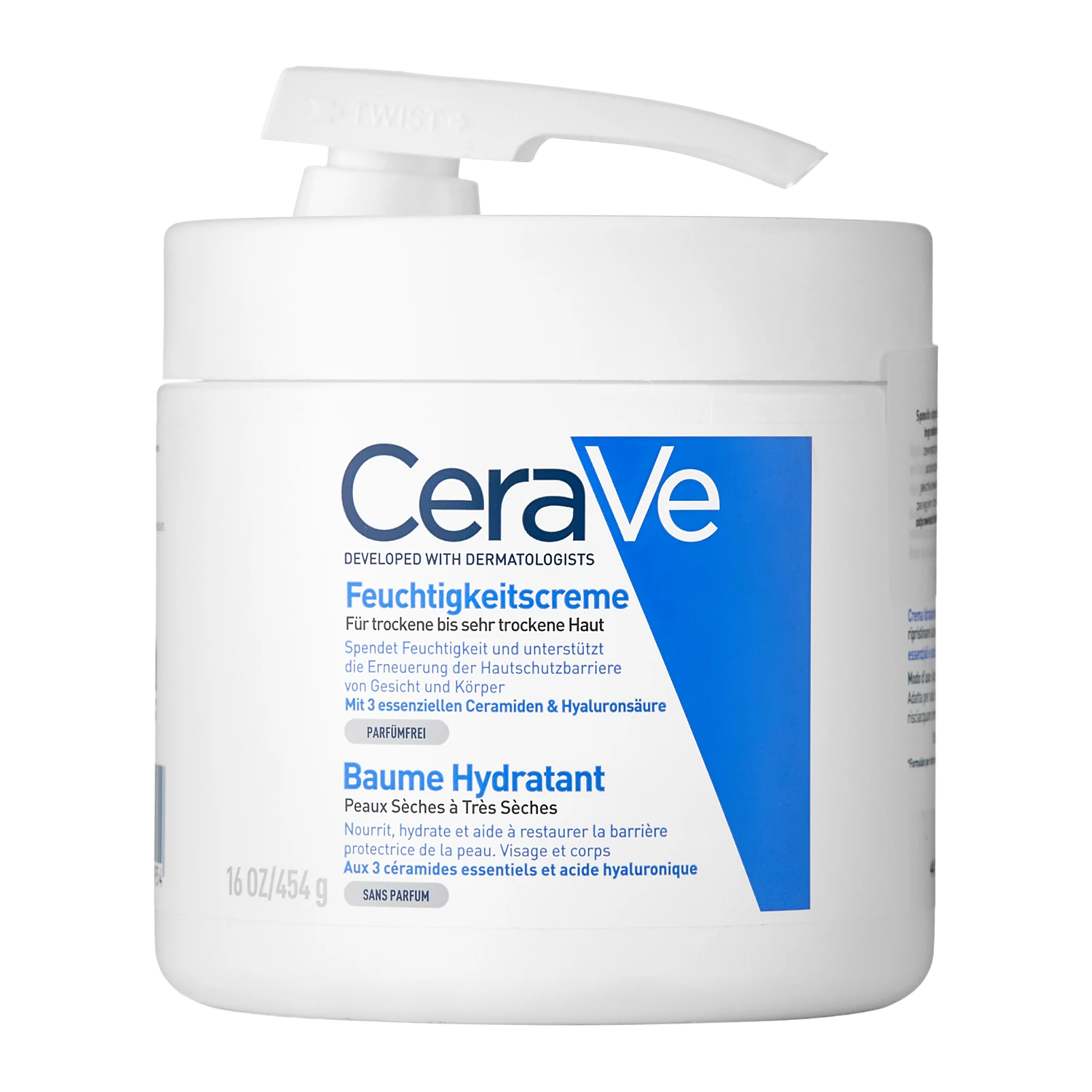 CeraVe - Hydratačný krém s pumpičkou - 454 g