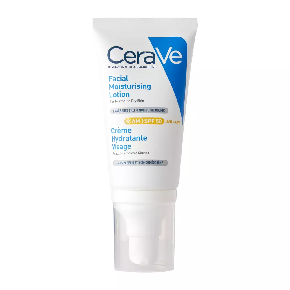 CeraVe - Hydratačný pleťový krém s SPF50 - 52ml