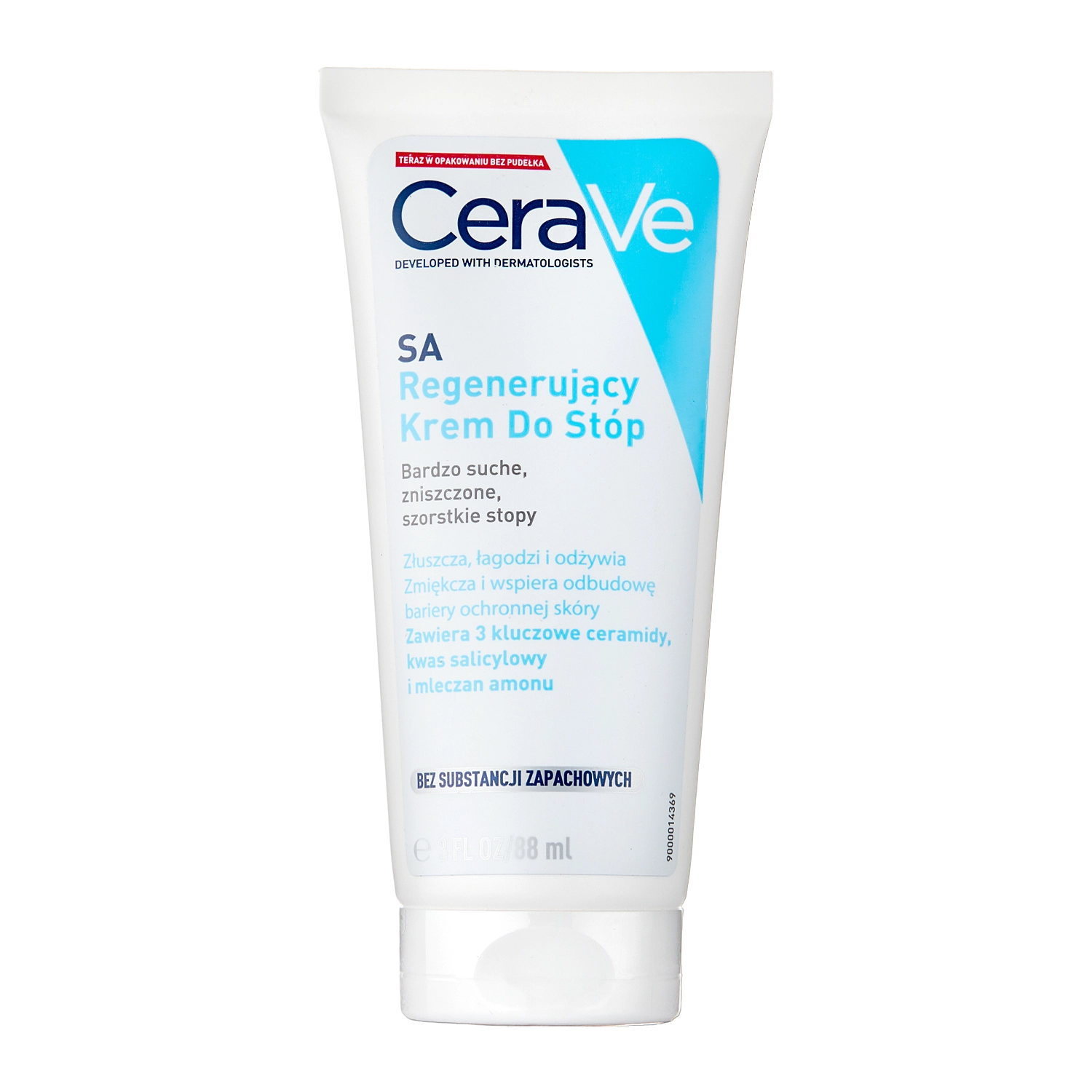 CeraVe - SA Regeneračný krém na nohy - 89ml