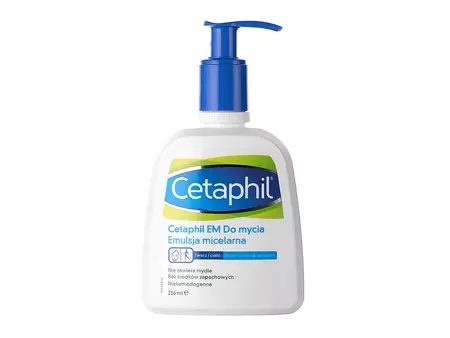 Cetaphil - EM - Hypoalergénna micelárna čistiaca emulzia s pumpičkou - 236ml 