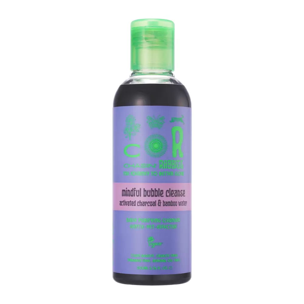 Chasin' Rabbits - Mindful Bubble Cleanser - Čistiaca emulzia s aktívnym uhlím v cestovnom balení - 200 ml