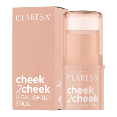 Claresa - Cheek 2 Cheek - 01 Pearl Shine - Krémový rozjasňovač v tyčinke - 5,5 g