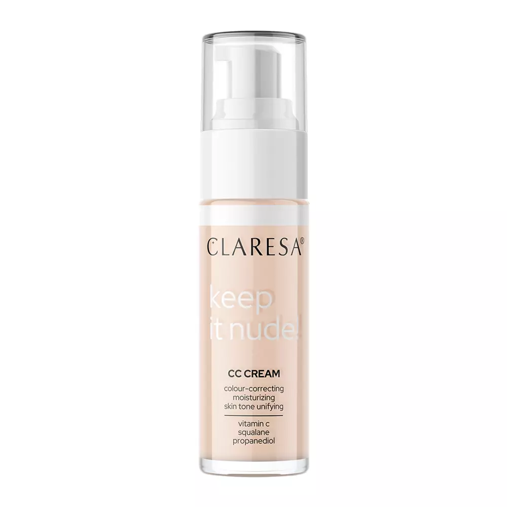 Claresa - Keep It Nude! - Hydratačný make-up zjednocujúci tón pleti - 101 Light - 30 ml