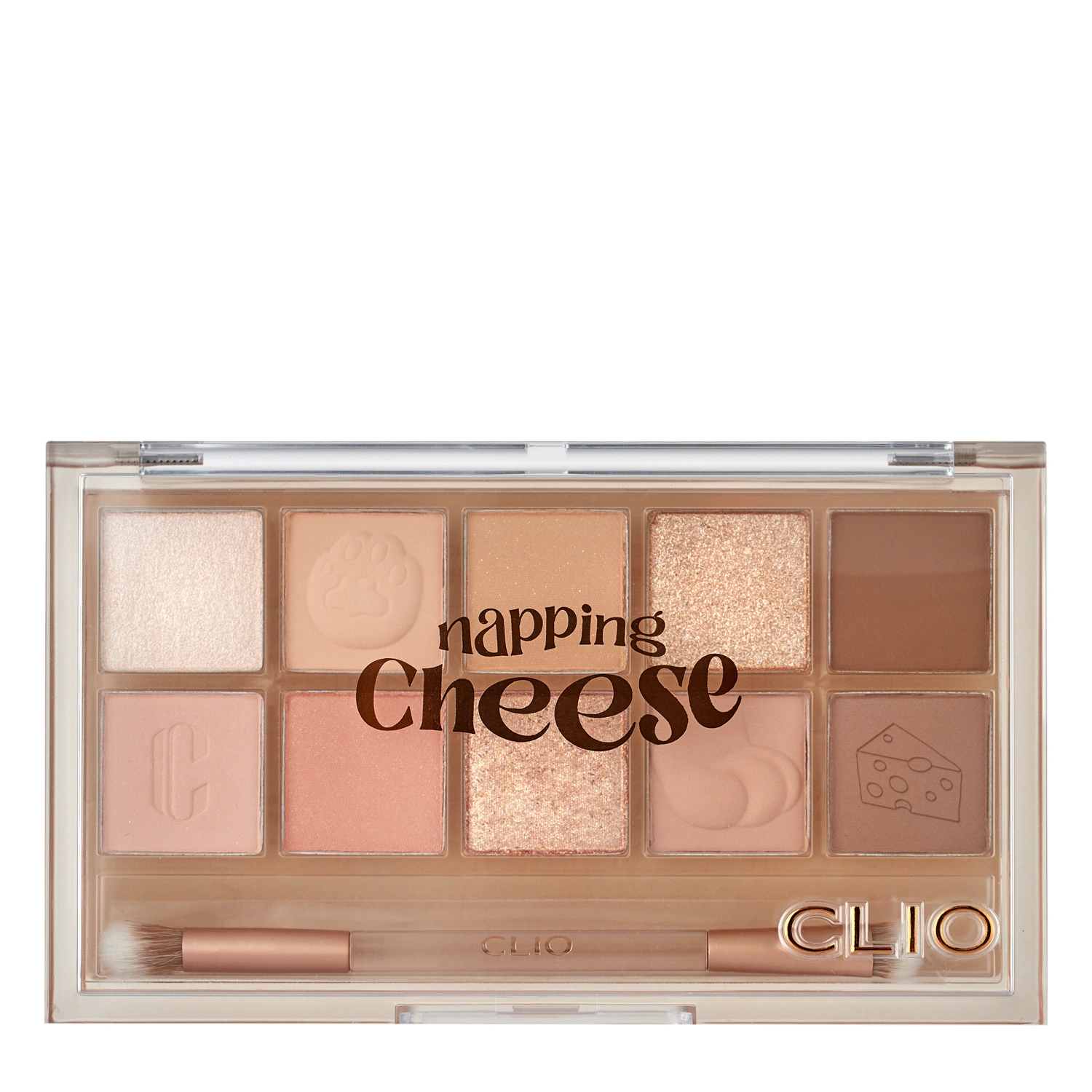 Clio - Pro Eye Palette - Koshort in Seoul Limited - 019 Napping Cheese - Paletka očných tieňov - 6 g