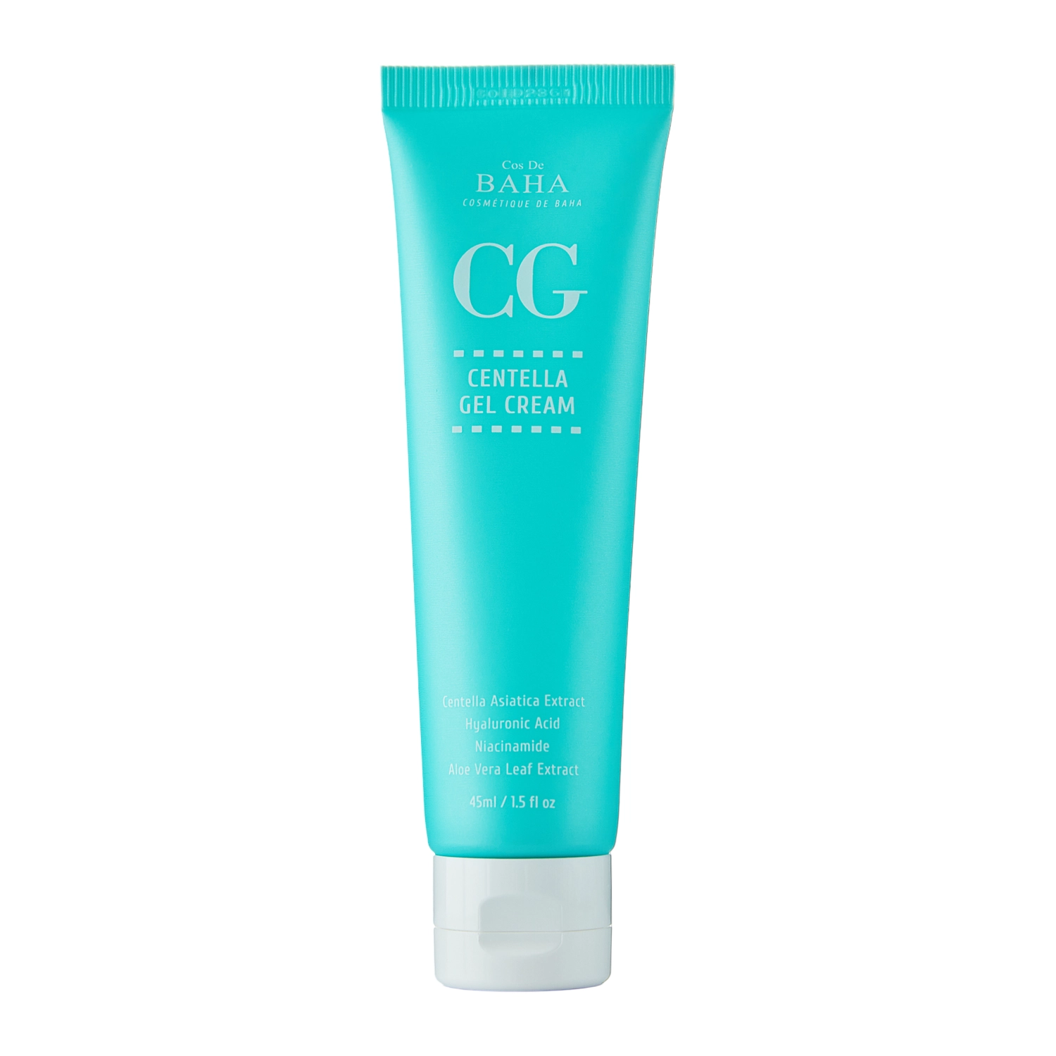 Cos De BAHA - CG Centella Gel Cream - Upokojujúci pleťový krém s extraktom z pupočníka ázijského - 45 ml