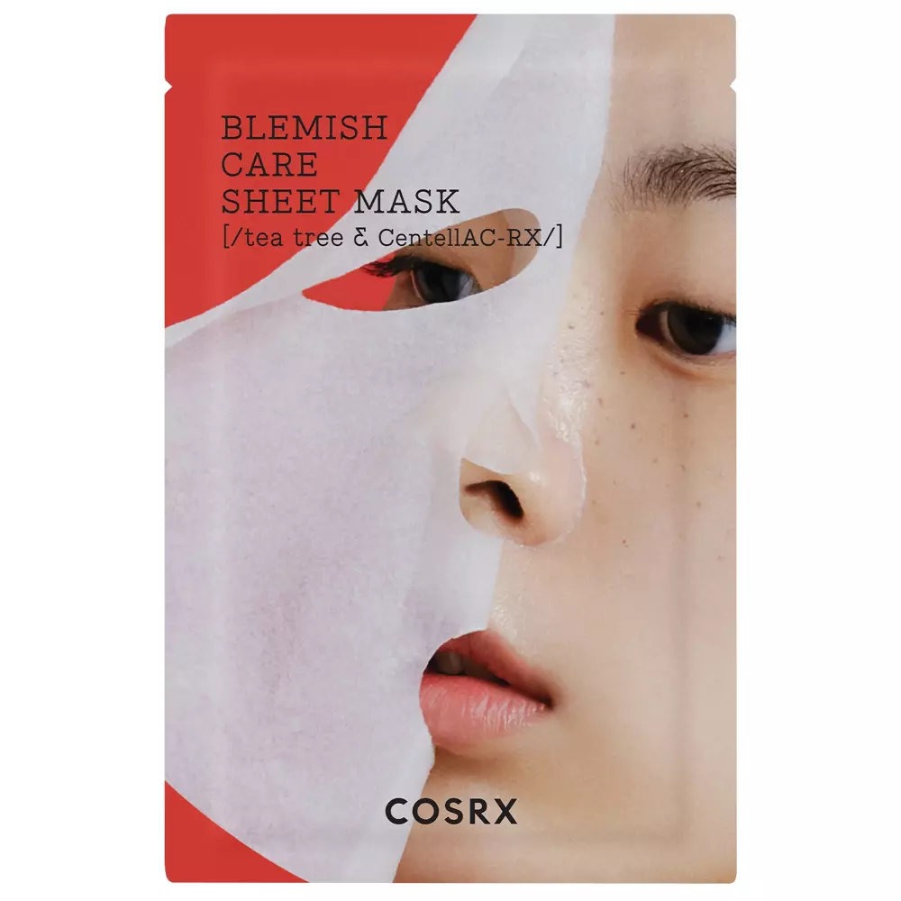 Cosrx - AC Collection Blemish Care Sheet Mask - Textilná maska s extraktom z Tea Tree proti nedokonalostiam - 26g
