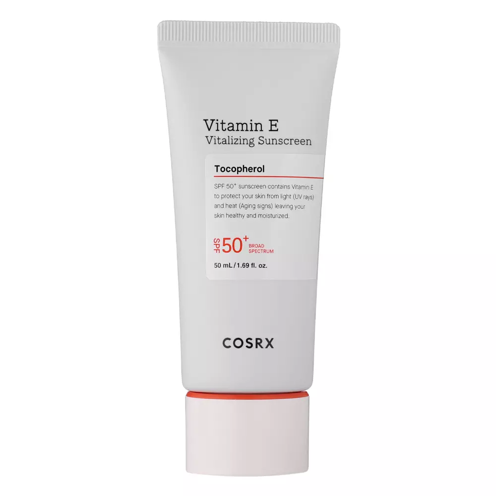 Cosrx - Vitamin E Vitalizing Sunscreen - SPF 50+ - Opaľovací pleťový SPF krém s vitamínom E - 50 ml