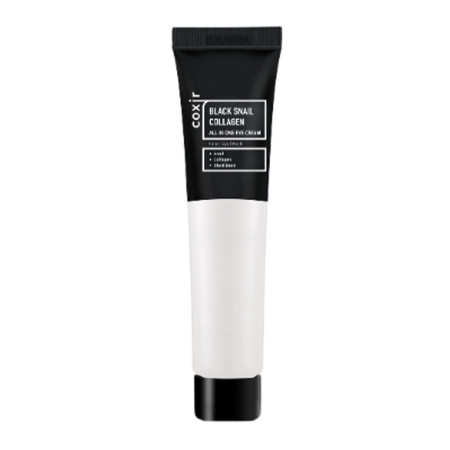 Coxir - Black Snail Collagen All in One Eye Cream - Očný krém so slimačím slizom - 30 ml