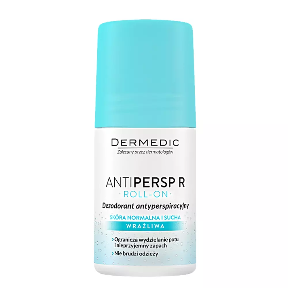 Dermedic - Antipersp R Antiperspirant Roll - On - Dezodorant s antiperspiračným účinkom - 60 g