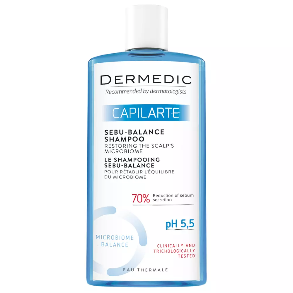 Dermedic - Capilarte - Šampón pre nadmerne mastiace sa vlasy - 300 ml