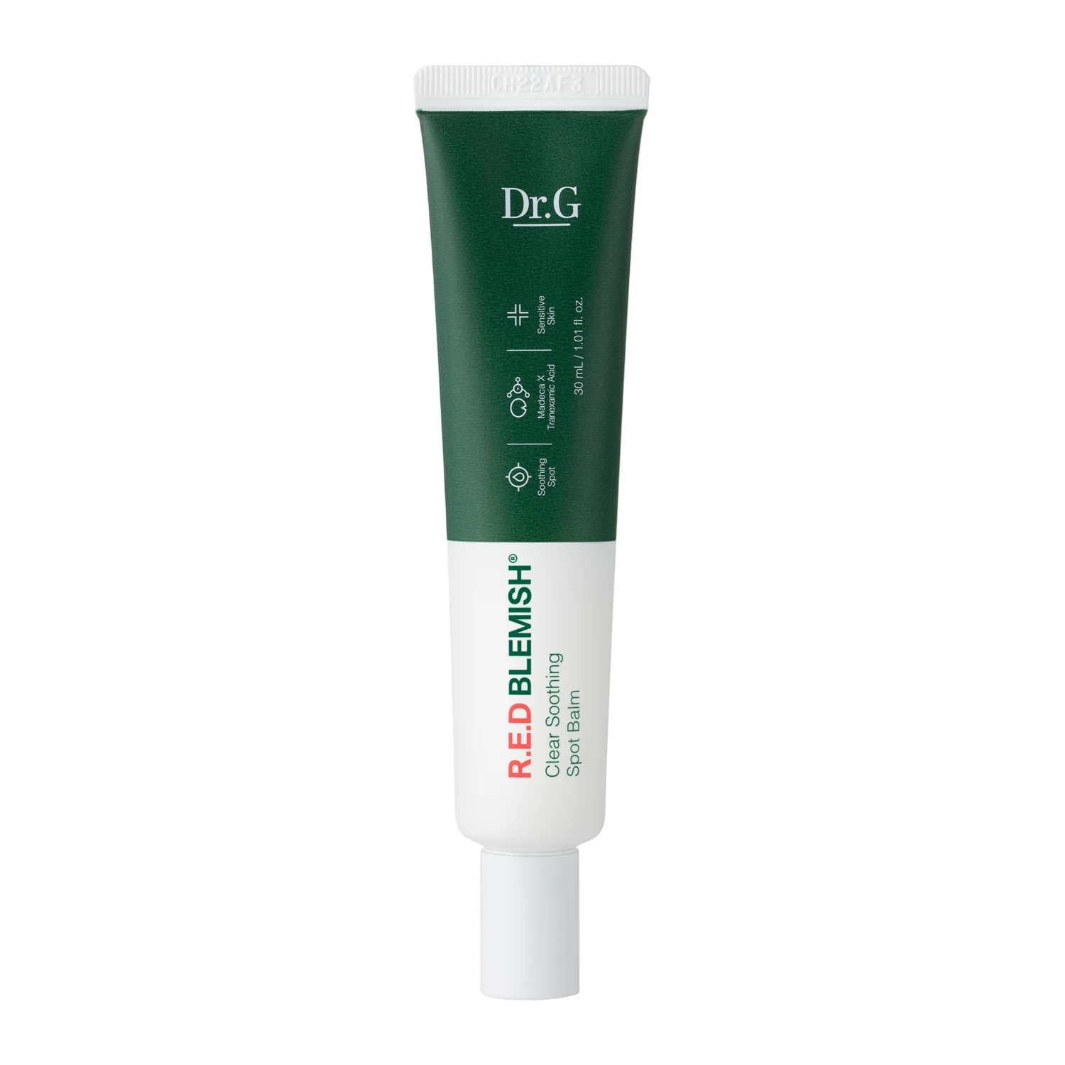 Dr.G - Red Blemish Clear Soothing Spot Balm - Upokojujúci krém proti akné a nedokonalostiam pleti - 30 ml