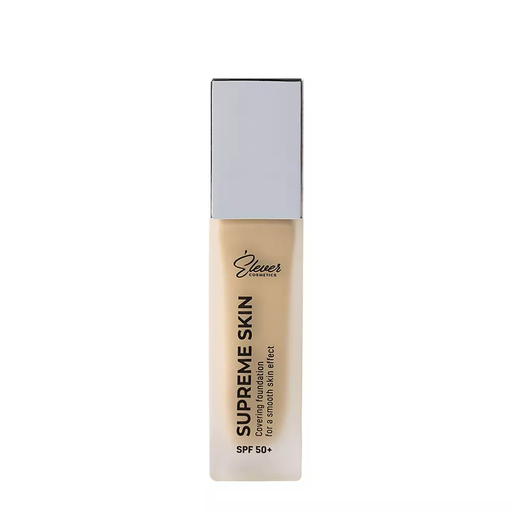 Elever Cosmetics - Supreme Skin SPF50+ - Beige - Ľahký make-up s SPF - 30 ml  