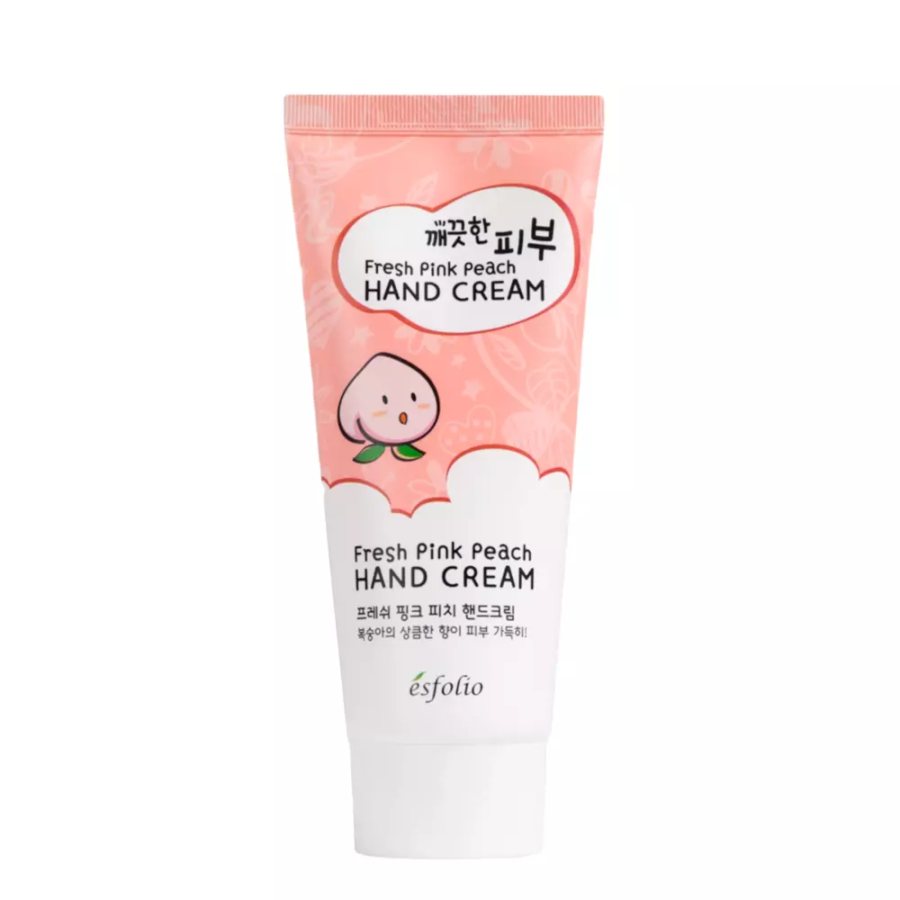 Esfolio - Fresh Pink Peach Hand Cream - Osviežujúci broskyňový krém na ruky - 100 ml