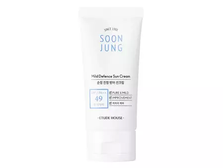 Etude House - SoonJung Mild Defence Sun Cream SPF49/PA++ - Krém s ochranným faktorom - 50ml