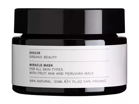 Evolve Organic Beauty - Miracle Mask - Organická pleťová maska s prírodnými ovocnými kyselinami - 30 ml