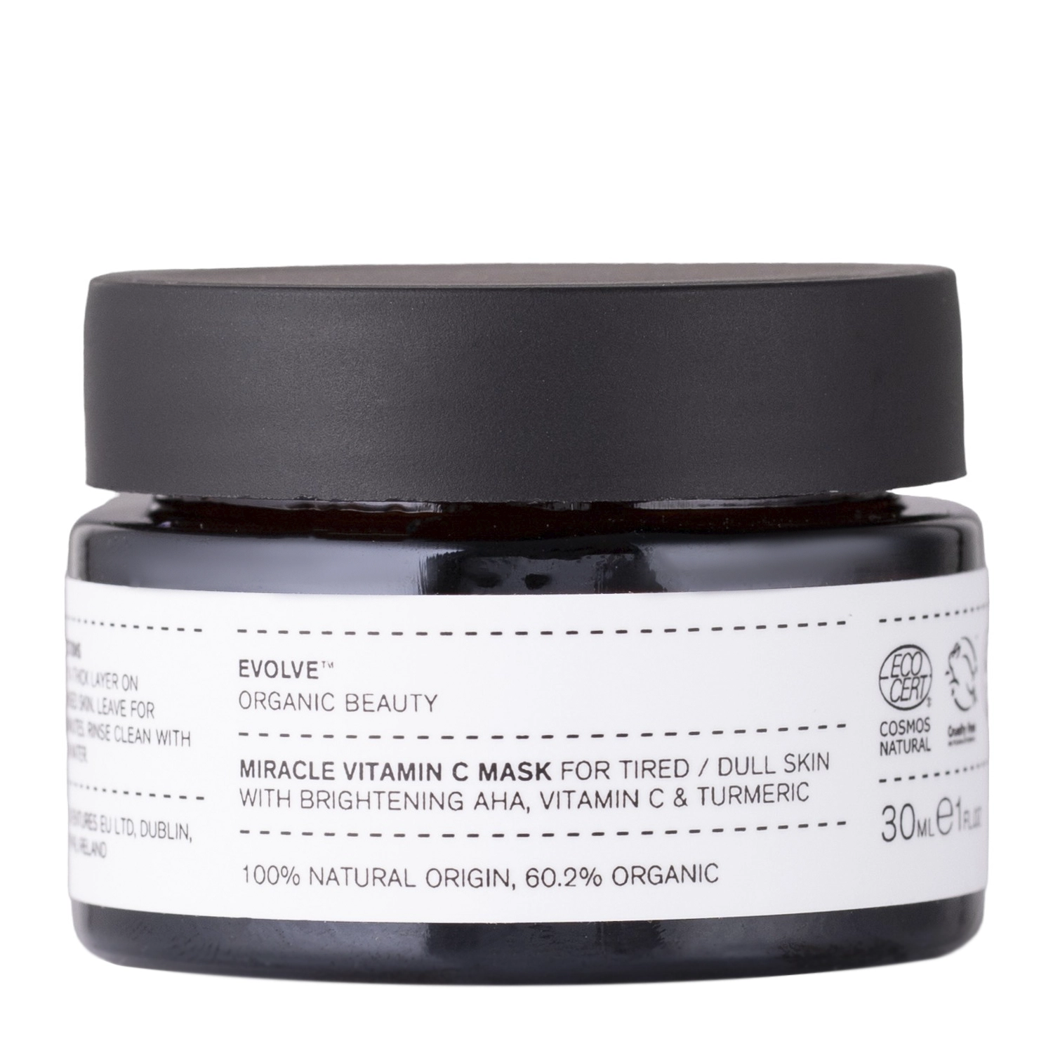 Evolve Organic Beauty - Miracle Vitamin C Mask - Rozjasňujúca pleťová maska s vitamínom C - 30 ml