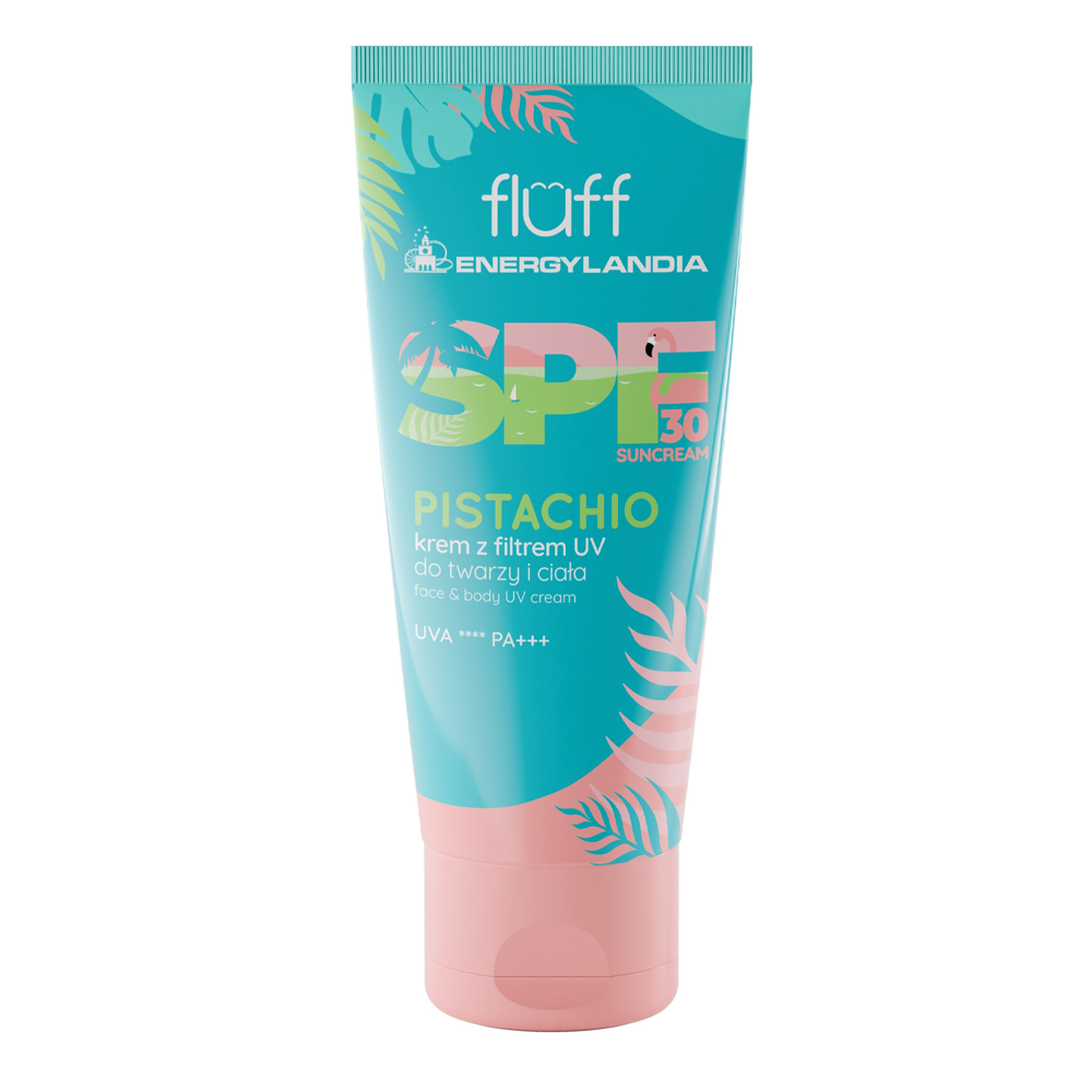 Fluff - Pistachio - Ochranný pleťový SPF30 krém na tvár a telo  - 100 ml