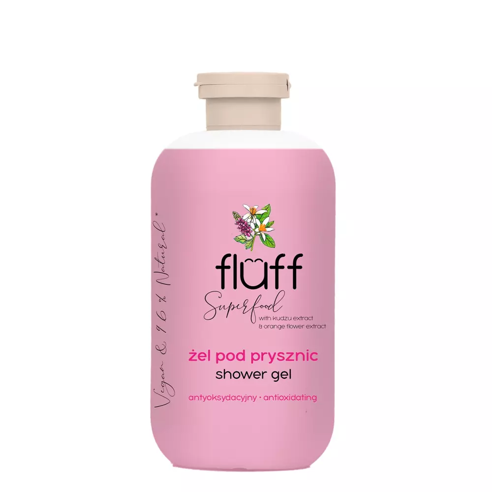 Fluff - Superfood - Antioxidating Shower Gel - Sprchový gél - kudzu a pomarančovník - 500 ml