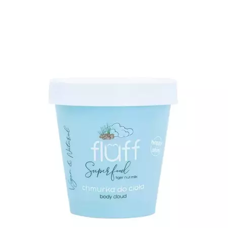 Fluff - Superfood - Tiger Nut Milk - Body Cloud - Nadýchaný vyhladzujúci balzam na telo - 150g