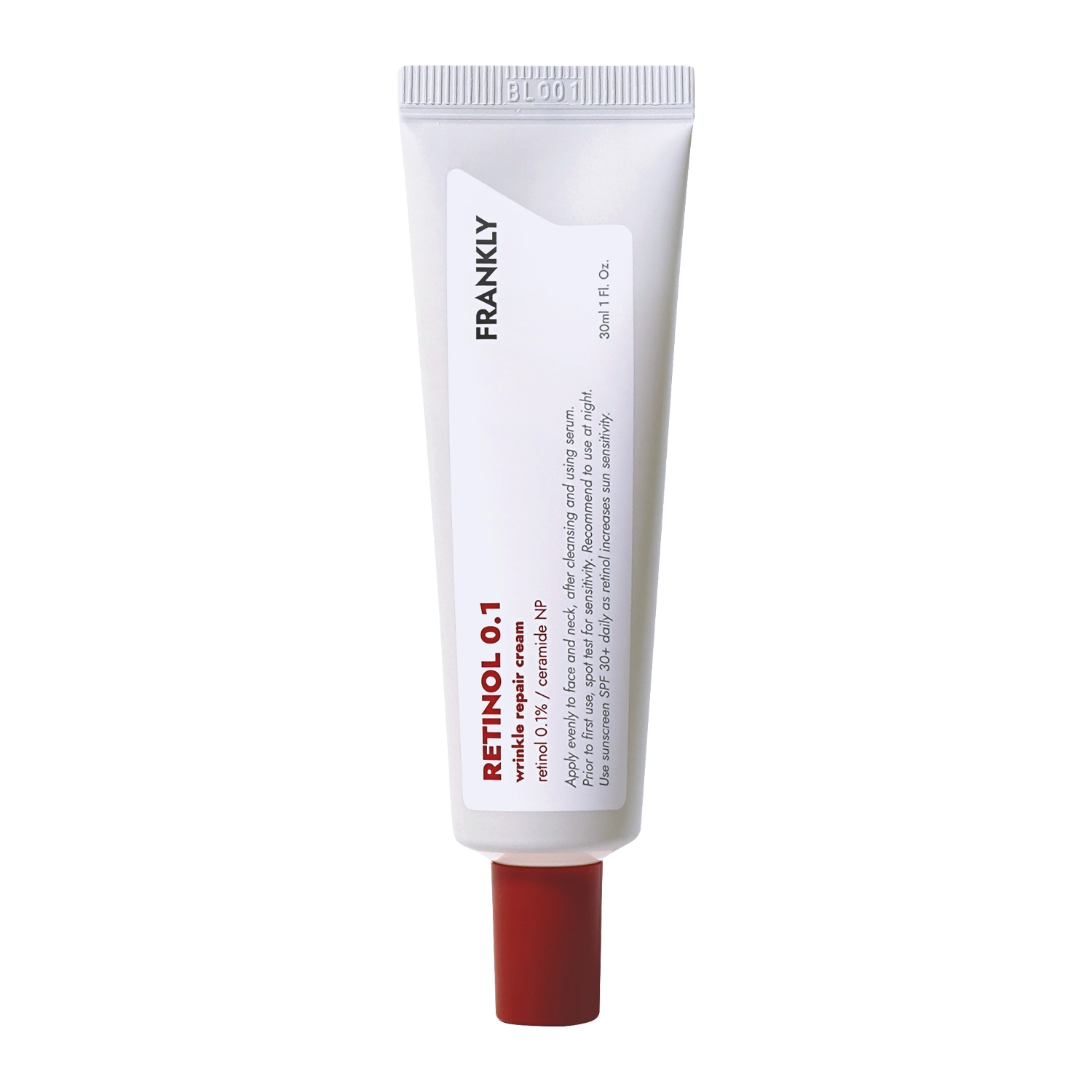 Frankly - Retinol 0.1% Cream - Krém proti vráskam s 0,1% retinolom - 30 ml