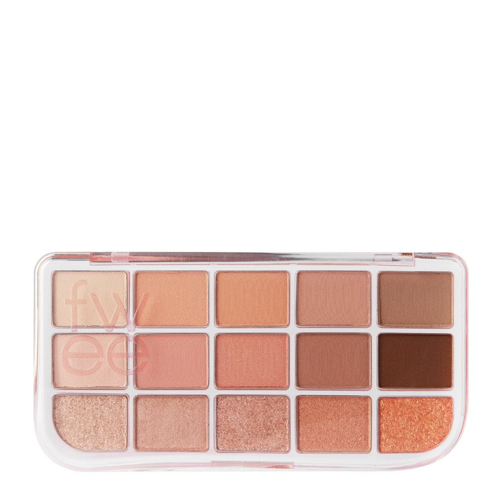 Fwee - More Mood Eyeshadow Palette - 02 More Than Coral - Paletka očných tieňov More Mood - 11,5 g