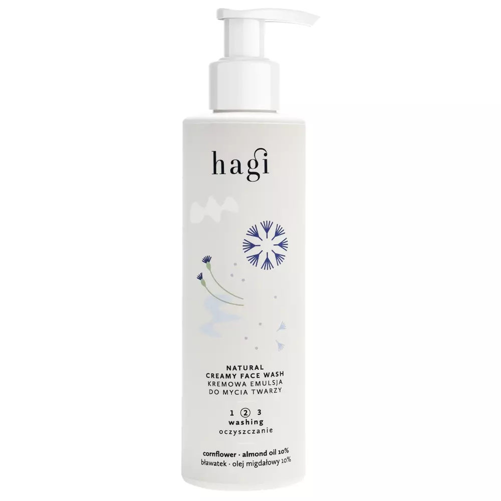 Hagi - Natural Creamy Face Wash - Krémová čistiaca emulzia na pleť - 200ml