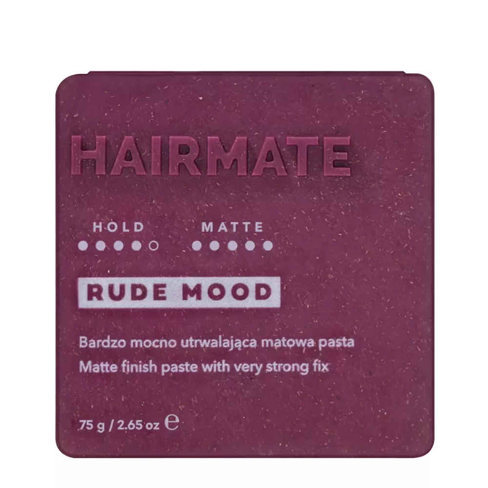 Hairmate - Rude Mood - Extrémne fixačná stylingová pasta s matným finishom - 75 g