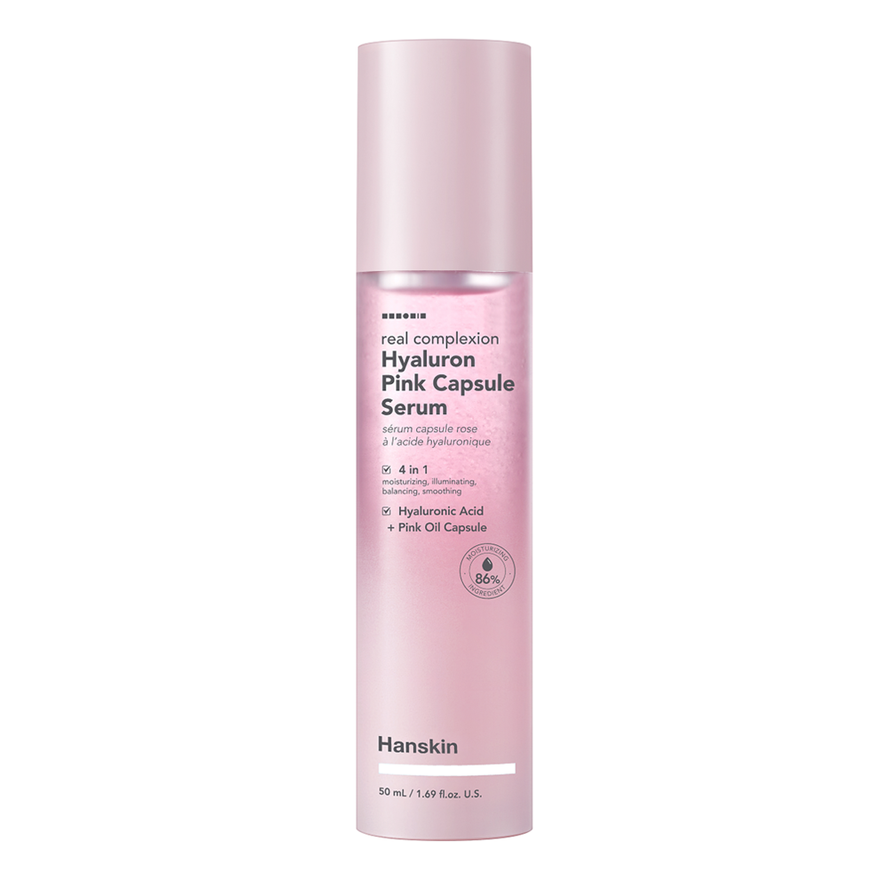 Hanskin - Real Complexion Hyaluron Pink Capsule Serum - Hydratačné pleťové sérum - 50 ml