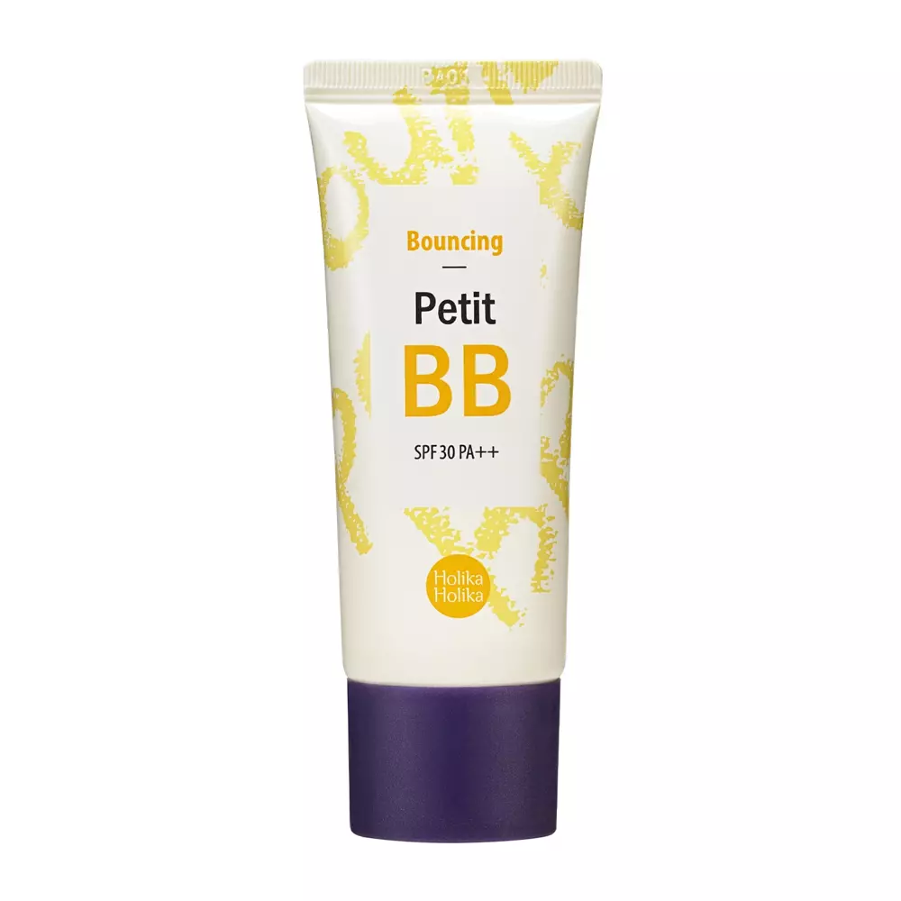 Holika Holika - Bouncing Petit BB Cream - SPF30 PA++ - Revitalizačný BB krém s ochranným faktorom a matným finishom - 30ml