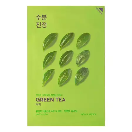 Holika Holika - Pure Essence Mask Sheet - Green Tea - Regeneračná plátienková maska s extraktom zo zeleného čaju - 23ml