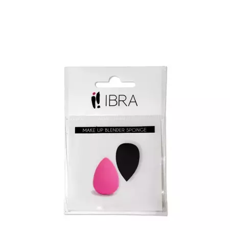 Ibra Makeup - Makeup Blender Mini - Mini hubky na make-up - Black + Pink - 2ks