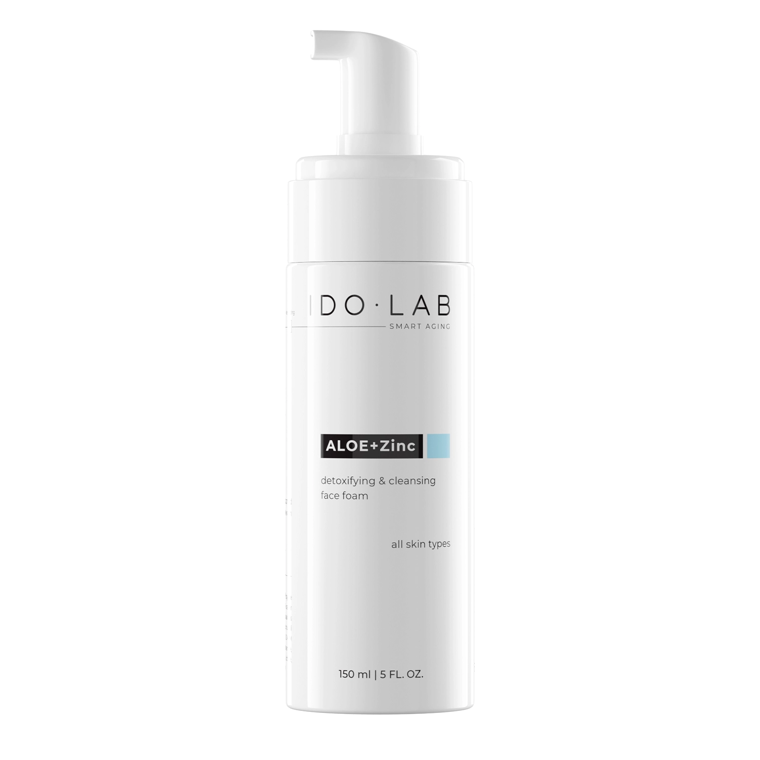 Ido Lab - Aloe+ZN - Detoxikačná a čistiaca pena na tvár - 150 ml