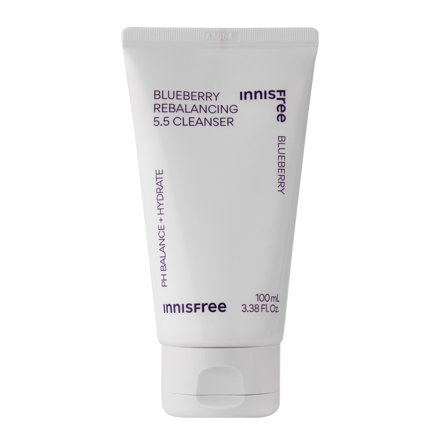 Innisfree - Blueberry Rebalancing 5.5 Cleanser - Vyrovnávacia čistiaca pleťová pena s extraktom z čučoriedok - 100 ml