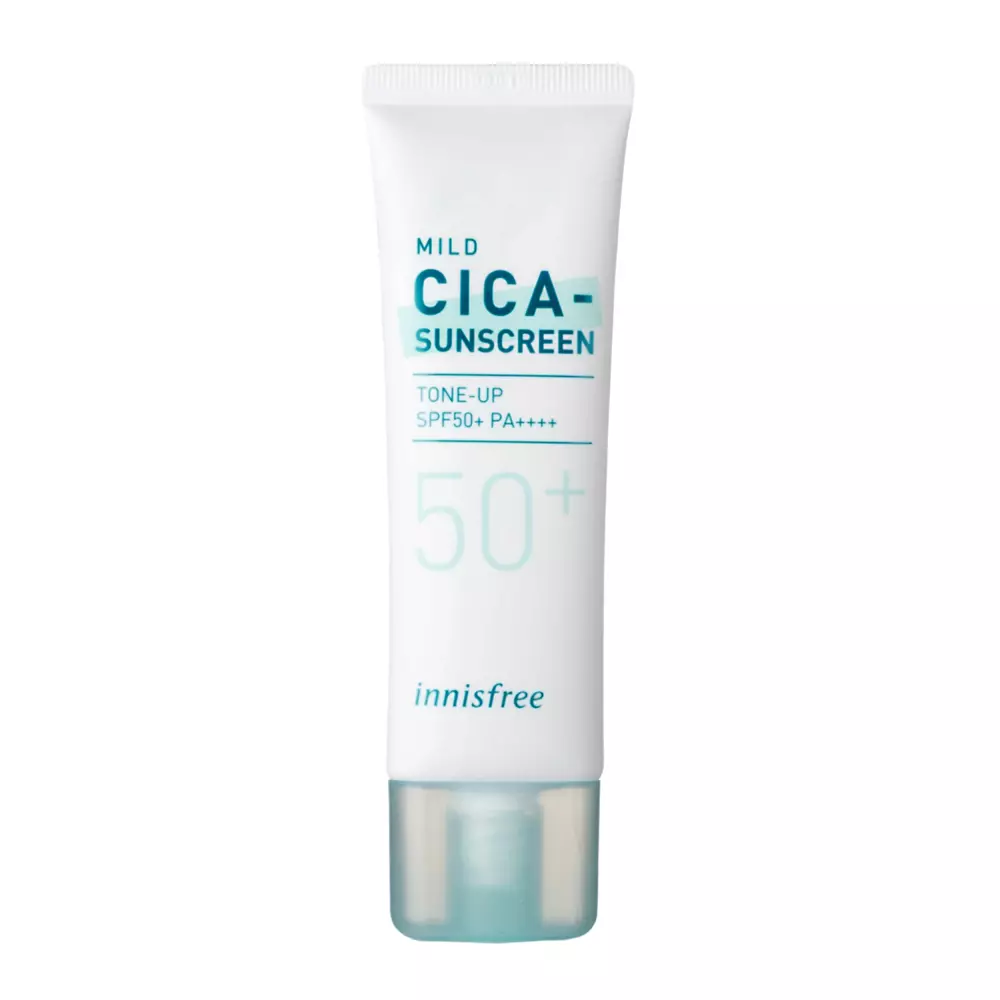 Innisfree - Mild Cica Sunscreen - SPF50+ PA++++ - SPF krém s pupočníkom ázijským - 50 ml