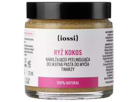 Iossi - Ryža a kokos - Hydratačno-peelingová emulzia na umývanie tváre - 120 ml