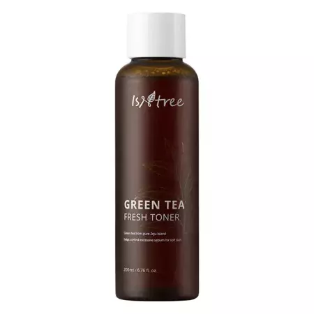 Isntree - Green Tea Fresh Toner - Ošetrujúce a upokojujúce tonikum so zeleným čajom - 200ml