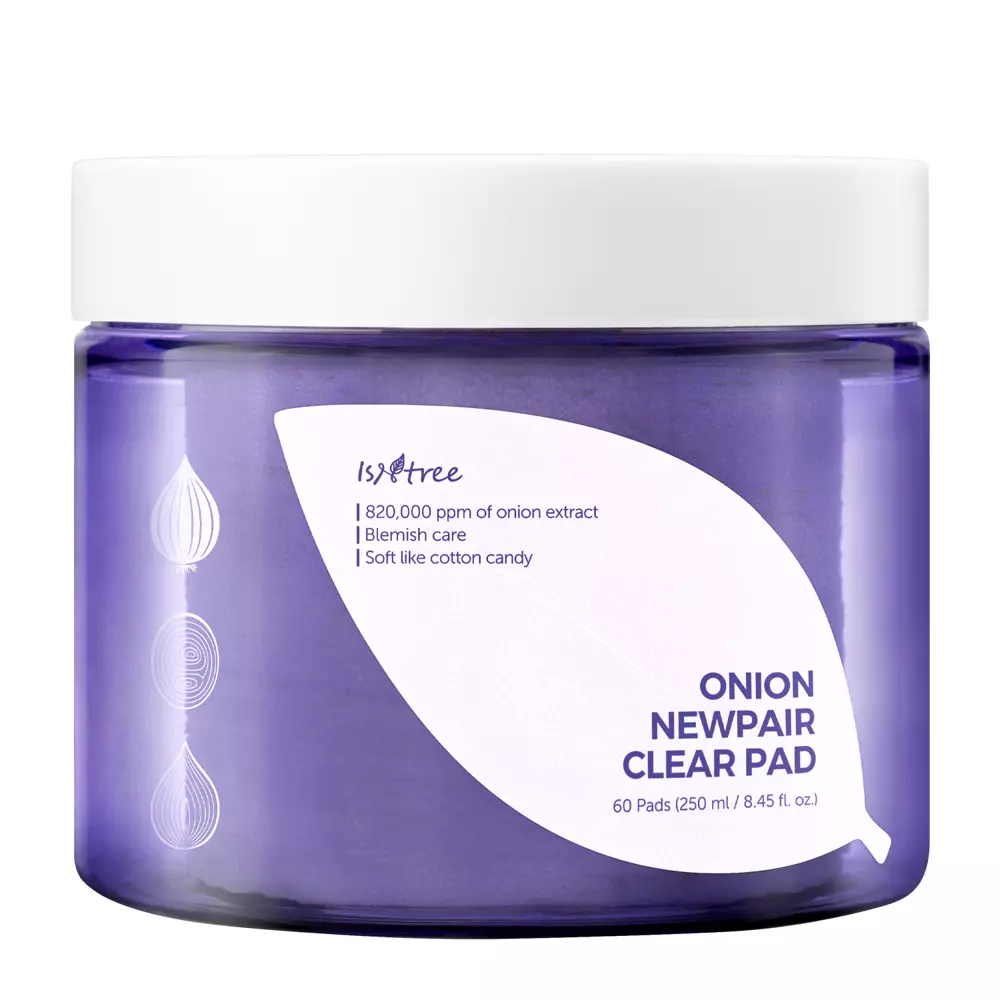 Isntree - Onion Newpair Clear Pad - Čistiace pleťové tampóny - 60 ks / 250 ml
