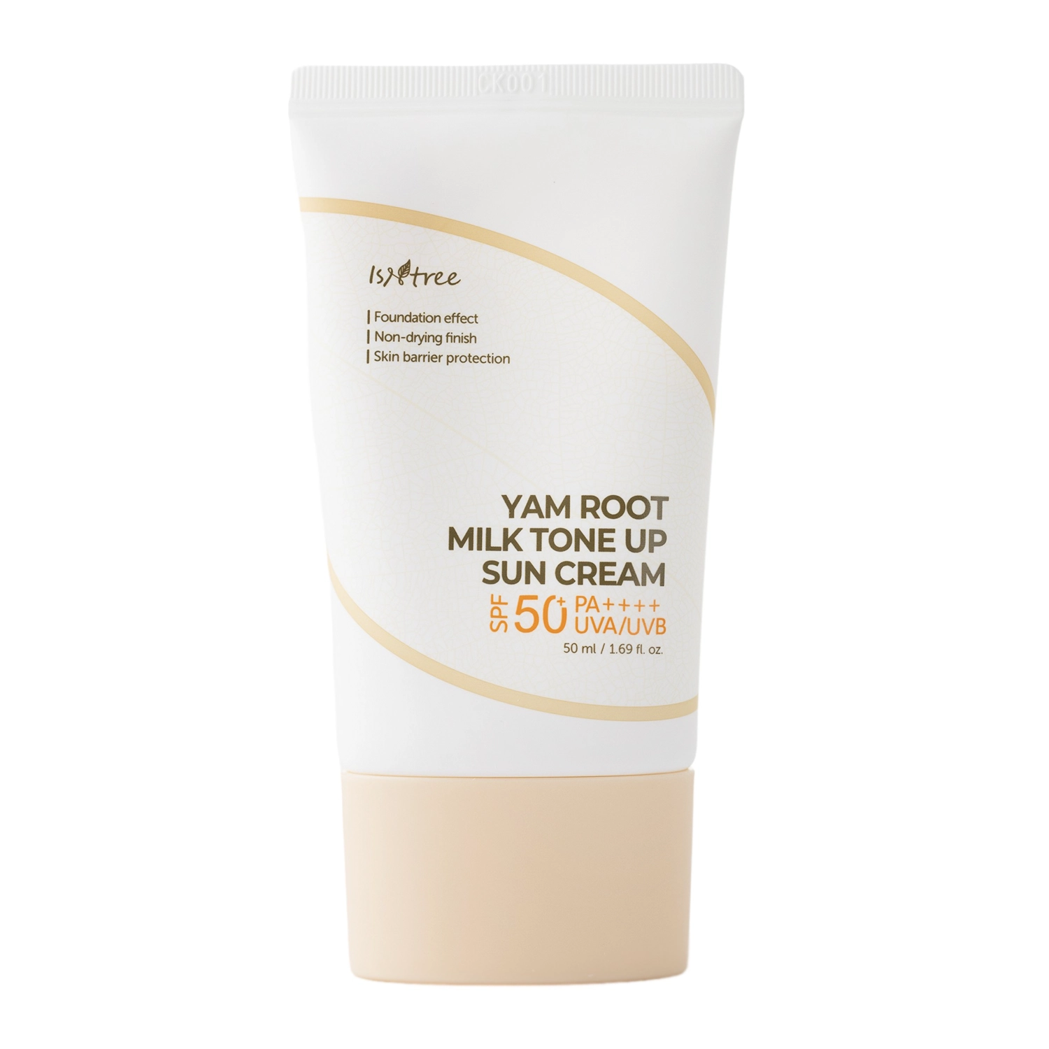 Isntree - Yam Root Milk Tone Up Sun Cream SPF50+/PA++++ - Opaľovací krém na tvár - 50 ml