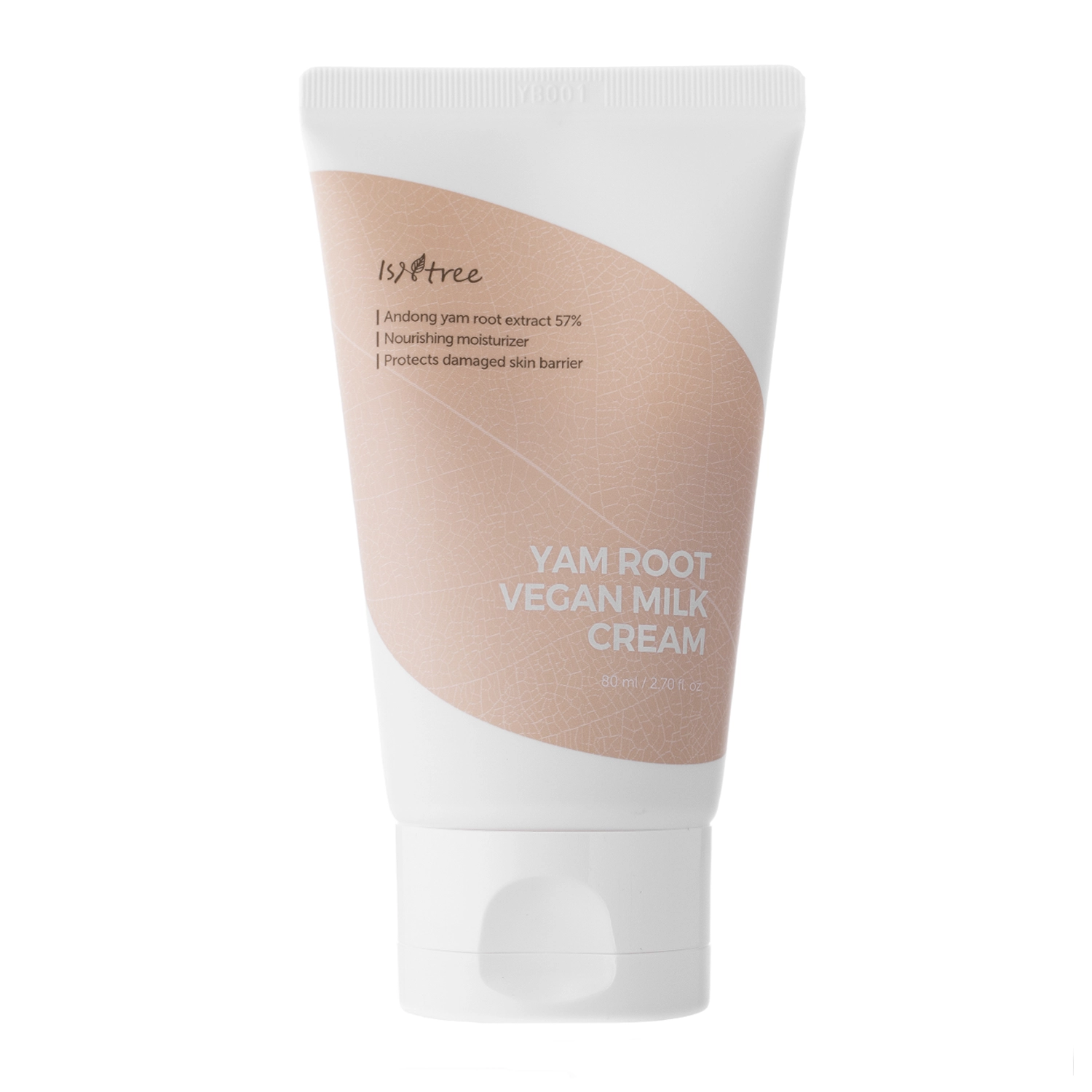 Isntree - Yam Root Vegan Milk Cream - Hĺbkovo hydratačný krém na tvár - 80 ml