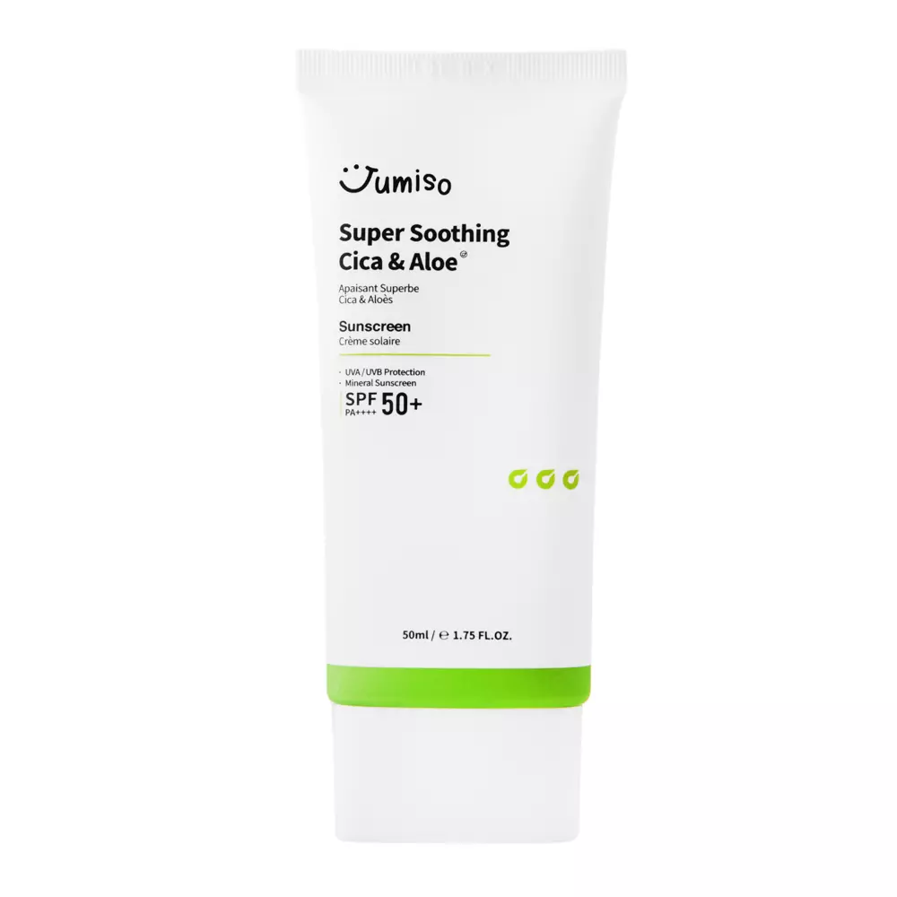 Jumiso - Super Soothing Cica & Aloe Sunscreen SPF50+ PA++++ - Upokojujúci krém s SPF - 50 ml