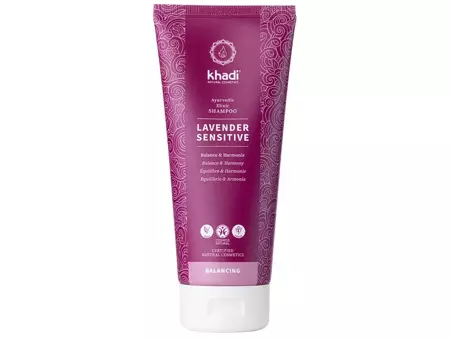 Khadi - Ayurvedic Elixir Shampoo - Lavender Sensitive - Jemný šampón pre citlivú pokožku hlavy - 200ml