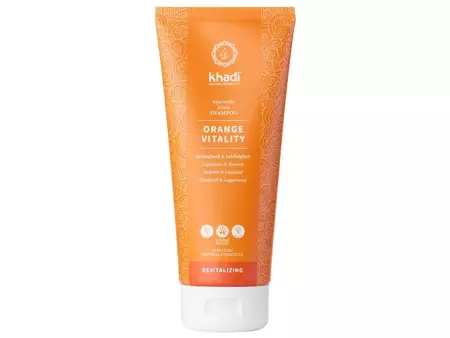 Khadi - Ayurvedic Shampoo Orange Vitality - Revitalizačný šampón na vlasy - pomaranč - 200ml