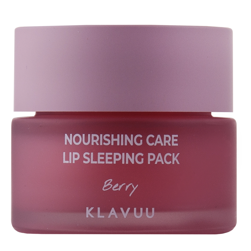 Klavuu - Nourishing Care Lip Sleeping Pack - Berry - Vyživujúca nočná maska na pery - 20 g