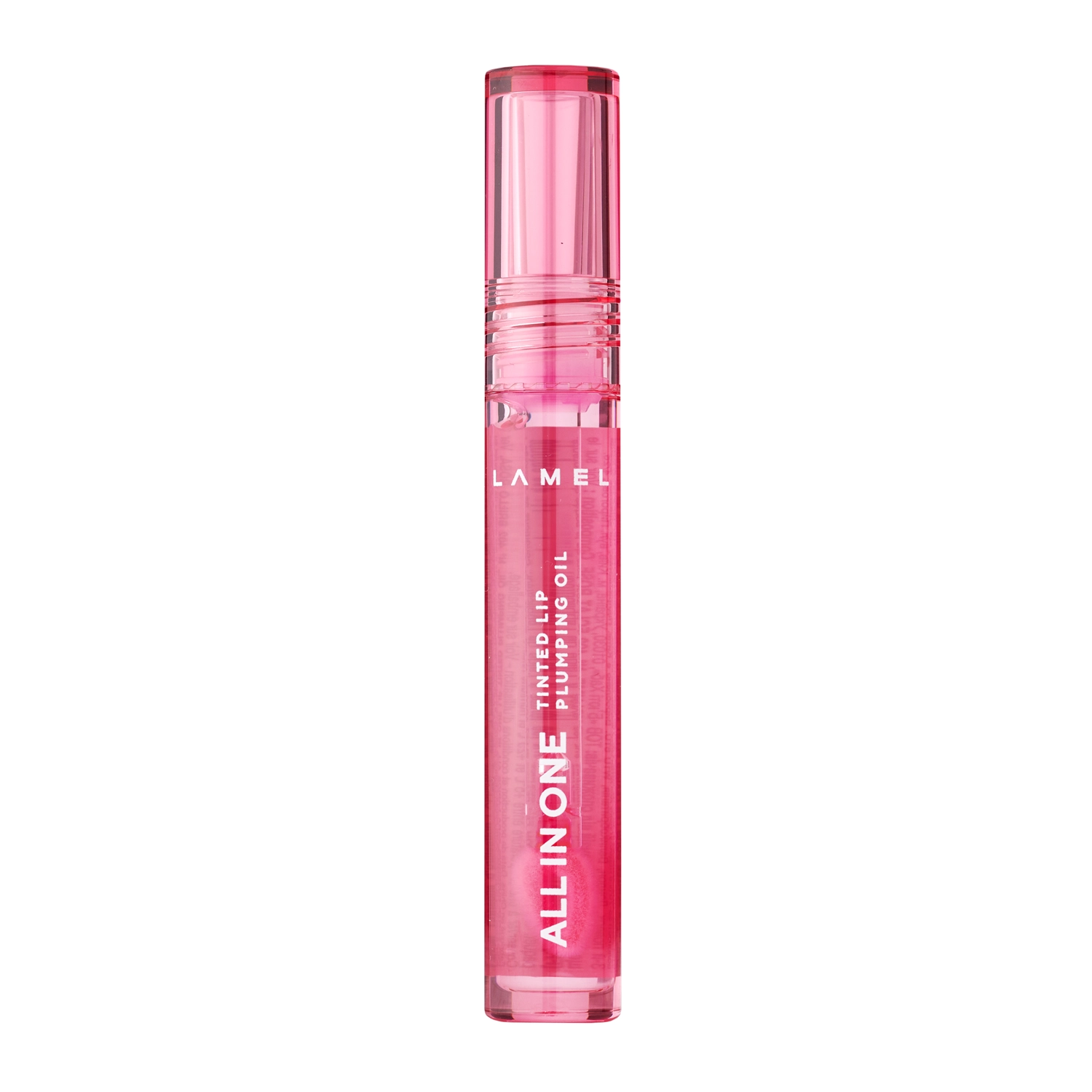 LAMEL - All in One Lip Tinted Plumping Oil - 402 Pink Sparkle - Pigmentovaný hydratačný olej na pery - 3ml