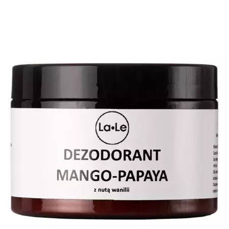 La-Le - Prírodný dezodorant bez hliníkových solí - Mango, papája a vanilka - 150 ml