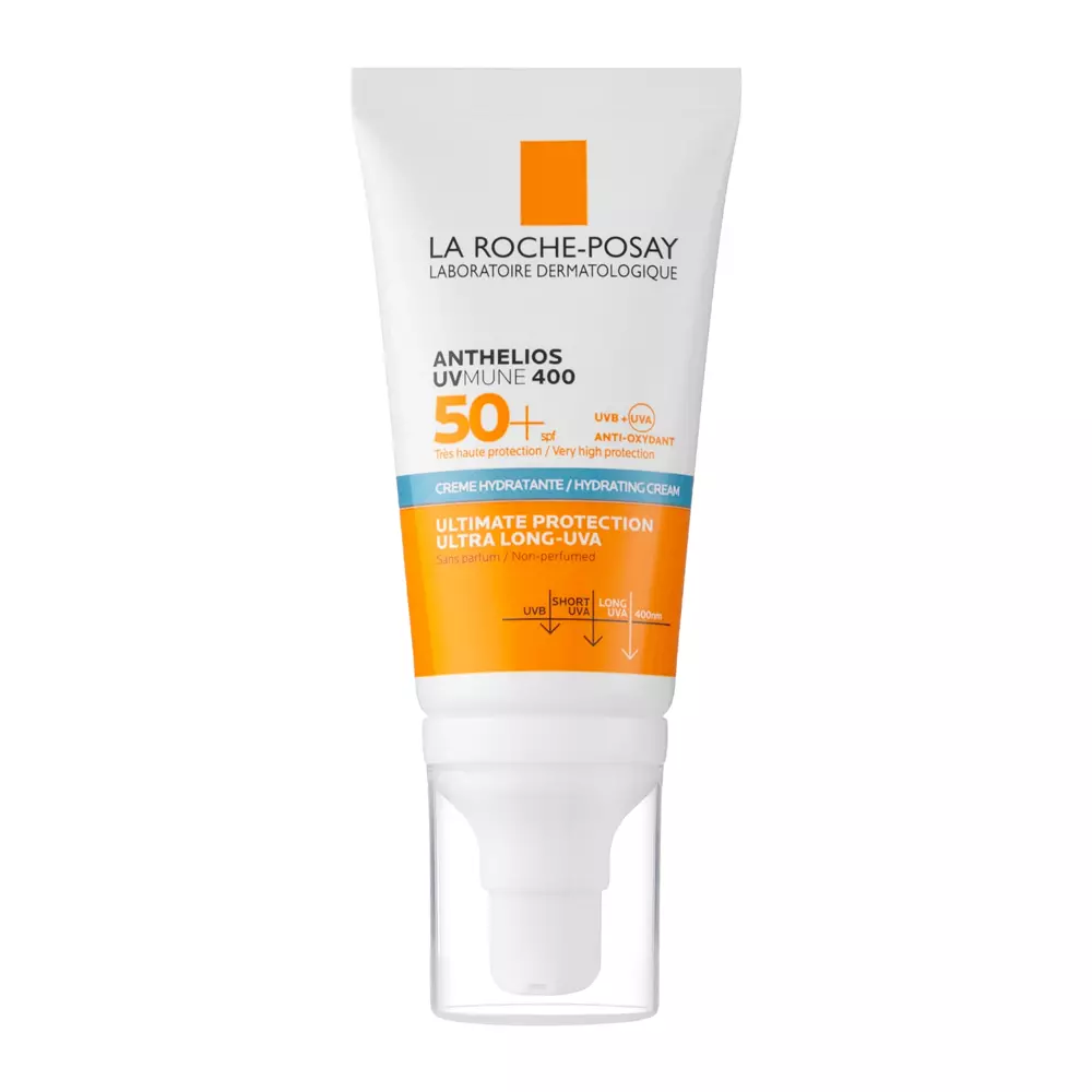 La Roche-Posay - Anthelios UV Mune 400 SPF50+ - Hydratačný ochranný pleťový krém - 50ml