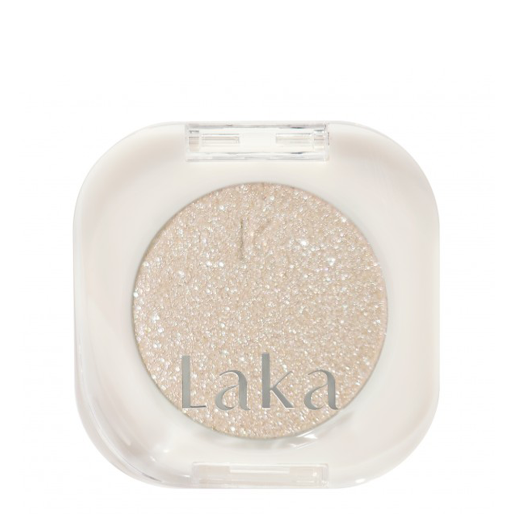 Laka - Mono Eyeshadow - 922 Snow - Trblietavý očný tieň - 1,8 g