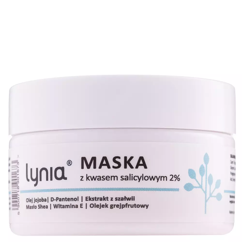 Lynia - Pleťová maska ​​s kyselinou salicylovou 2% - 50 ml